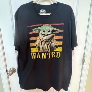 Star Wars Mandalorian Wanted T-Shirt, XL